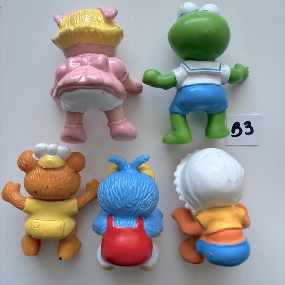Muppet Babies McDonald’s Happy Meal Toys Kermit, Piggy, Animal, Gonzo & Fozzie - Picture 3 of 4